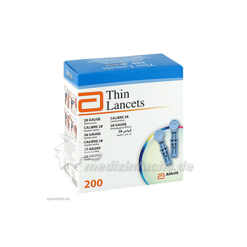 ABBOTT Thin Lancets, 200 ST – PZN 1747818