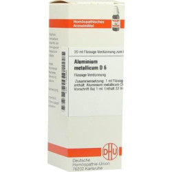 Aluminium Met. D 6 Dilution (20 ml) – PZN 7158365
