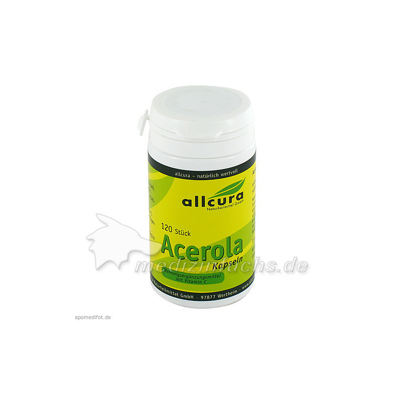 ACEROLA NATUERL VITAMIN C, 120 ST – PZN 3994900