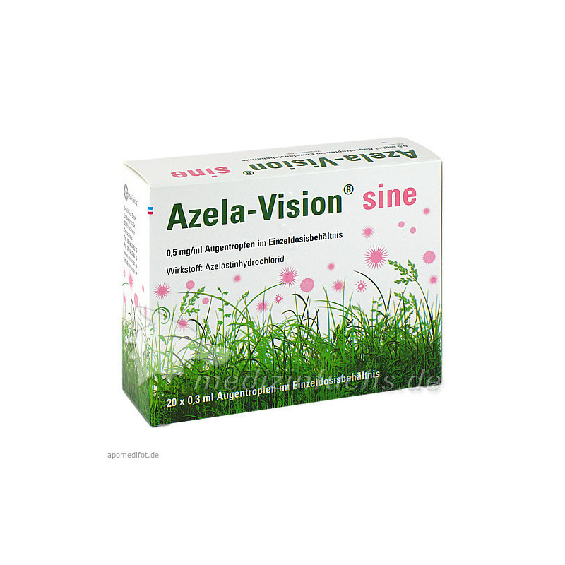Azela-Vision sine 0.5mg/ml Augentropfen i.Einzeld., 20X0.3 ML – PZN 2498286