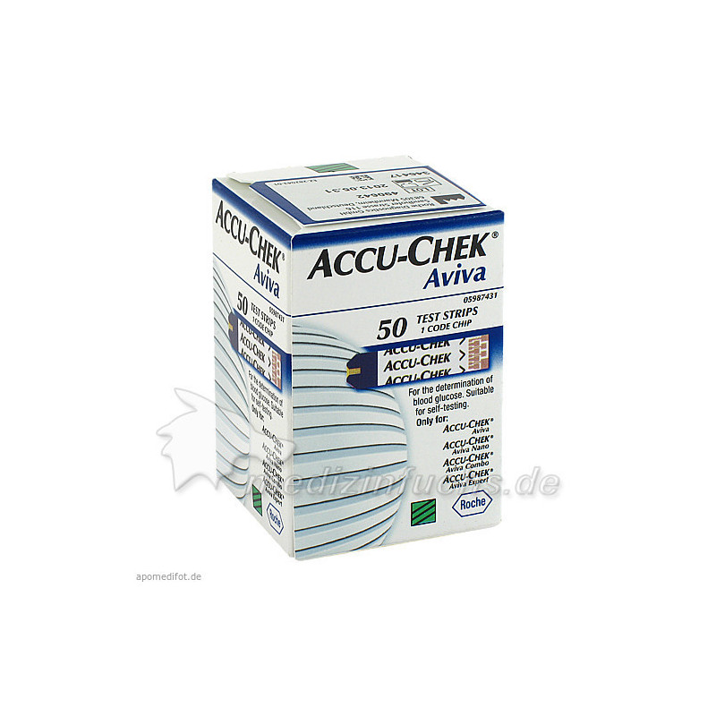 Accu-Chek Aviva Teststreifen Plasma II, 50 ST – PZN 9245039