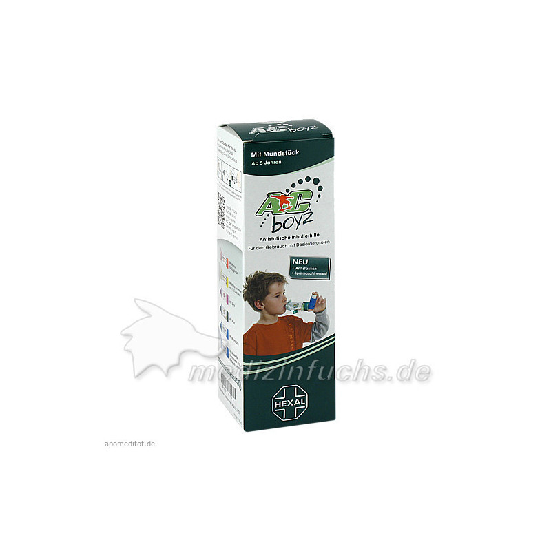 AeroChamber HEXAL boyz mit Mundstück für Jungen, 1 ST – PZN 9374104