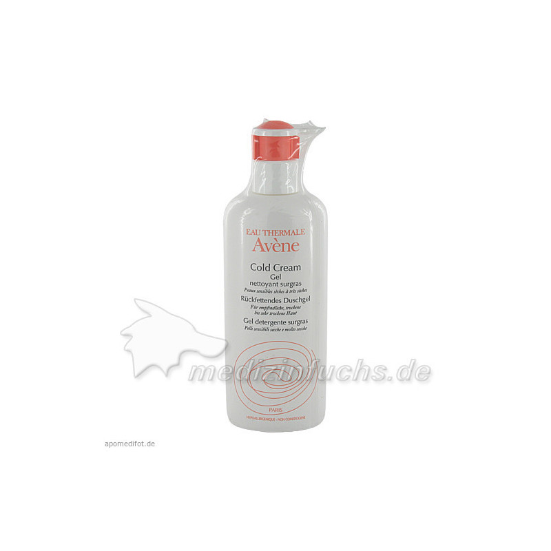 Avene cold cream Rückfett.Duschgel i.Pumpspender, 400 ML – PZN 67292