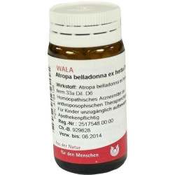 ATROPA BELLAD EX HERBA D 6, 20 G – PZN 8784159