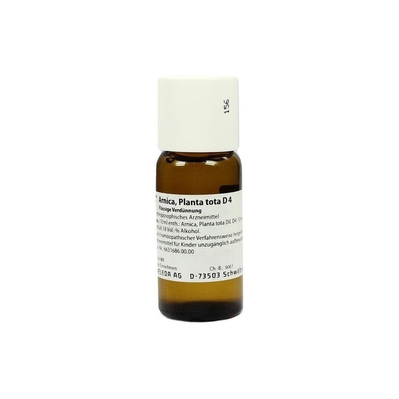 ARNICA PLANTA TOTA D 4, 50 ML – PZN 1628887