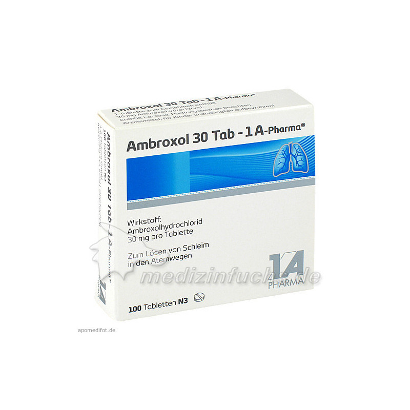 Ambroxol 30 Tab-1A Pharma, 100 ST – PZN 3201957