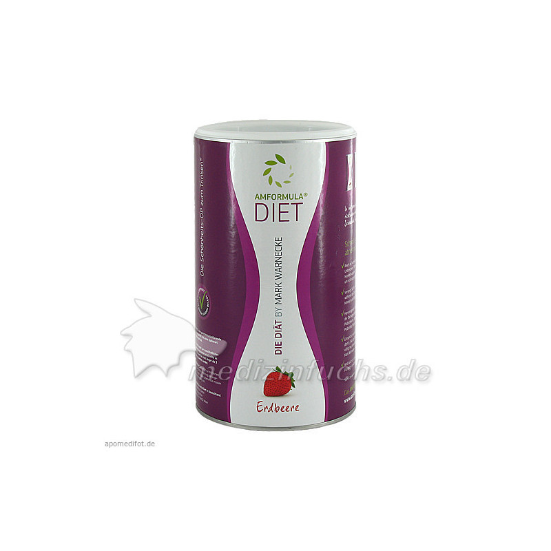 AMFORMULA DIET Erdbeere, 490 G – PZN 1340471