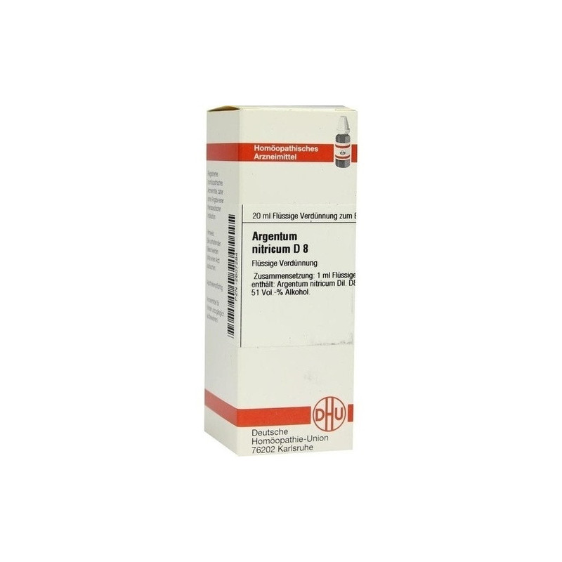 ARGENTUM NITR D 8, 20 ML – PZN 2607284