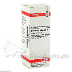 ARSENICUM ALB D 6, 20 ML – PZN 1758561