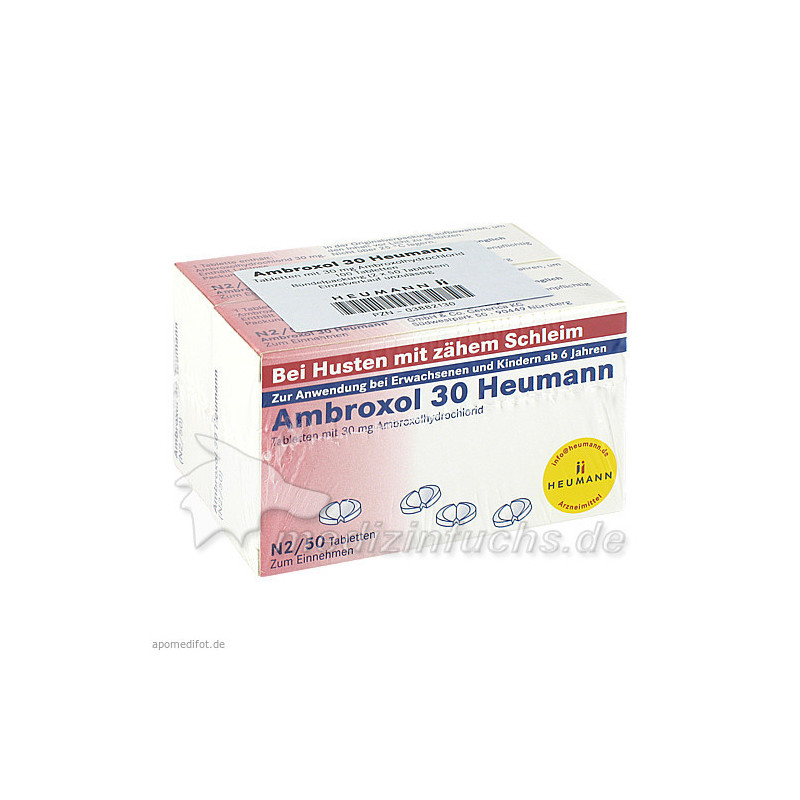 AMBROXOL 30 HEUMANN, 100 ST – PZN 3882130