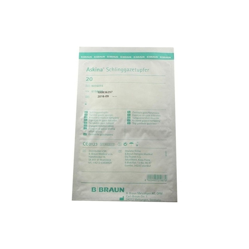 ASKINA SCHLINGGAZETUPFER PFLAUMENGROSS STERIL, 20 ST – PZN 6158601