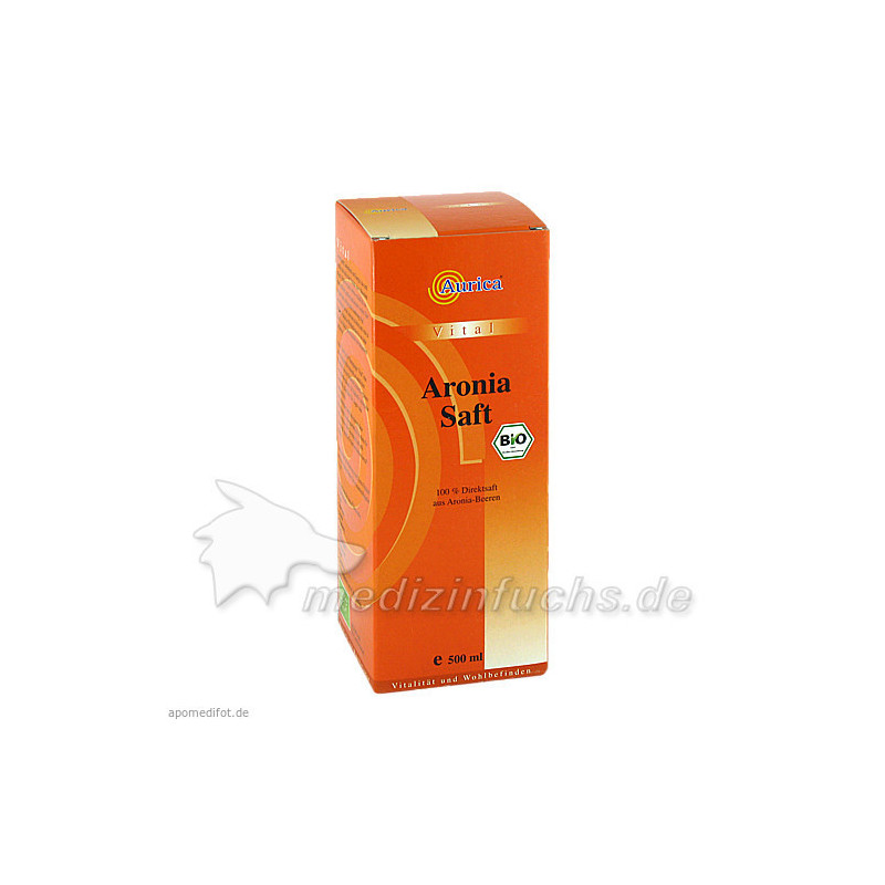 Aronia 100% Direktsaft BIO, 500 ML – PZN 7301383