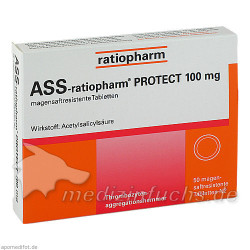 ASS-ratiopharm PROTECT 100mg, 50 ST – PZN 6718626