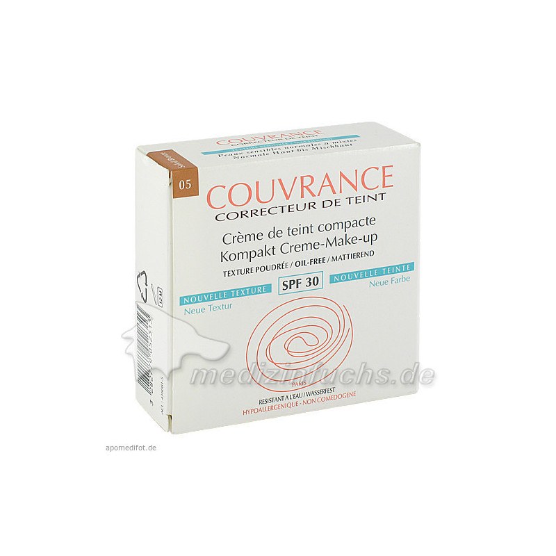 AVENE Couvrance Kompakt Make up matt.bronze 05 NEU, 9.5 G – PZN 1655884
