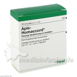 APIS HOMACCORD, 10 ST – PZN 59476