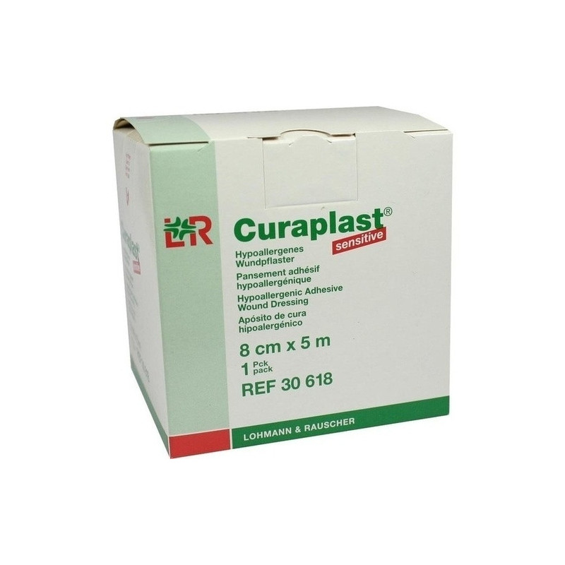 CURAPLAST WUNDSCHNELLVERBAND SENSITIV 8CMX5M, 1 ST – PZN 7366810