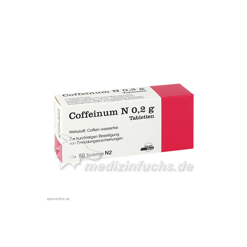 COFFEINUM N 0.2G, 50 ST – PZN 4584676
