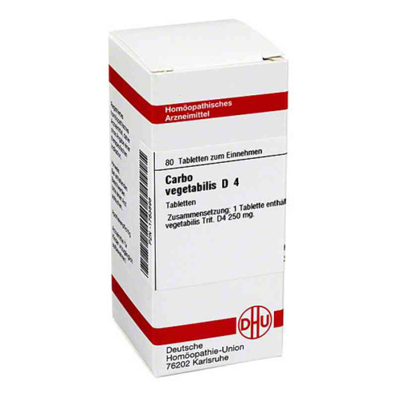 Carbo Vegetabilis D 4 Tabletten (80 stk) – PZN 1763898