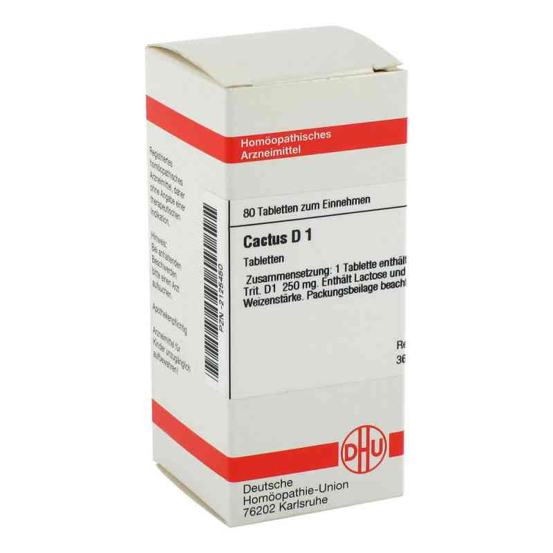 Cactus D 1 Tabletten (80 stk) – PZN 2125450