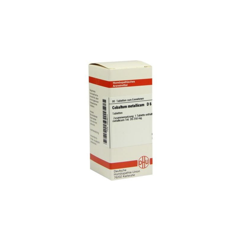 Cobaltum Metallicum D 6 Tabletten (80 stk) – PZN 2628613