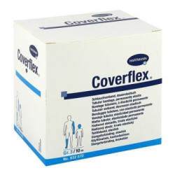 Coverflex Schlauchverband Größe 3  7,5 cmx10 m blau (1 stk) – PZN 2417224