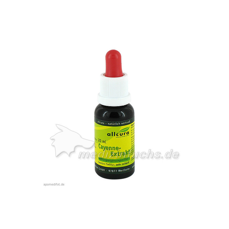 Cayenne Extrakt sehr scharf, 20 ML – PZN 321537