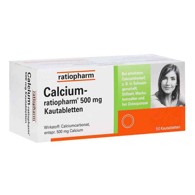 Calcium Ratiopharm 500 mg Kautabletten (50 stk) – PZN 11657602