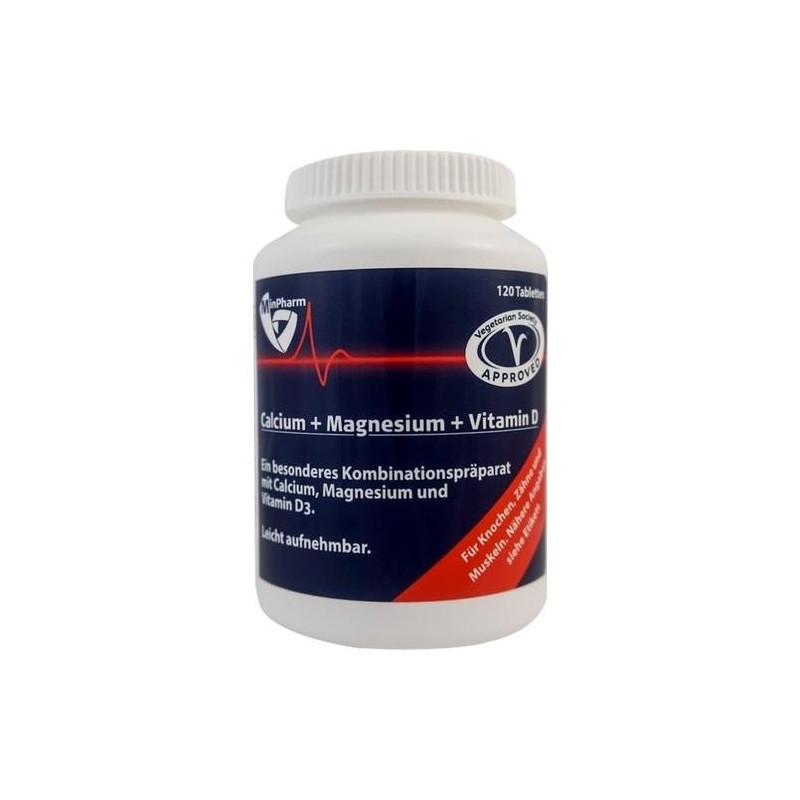 Calcium + Magnesium + Vitamin D, 120 ST – PZN 3934594
