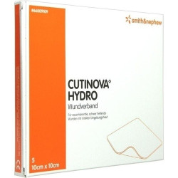 CUTINOVA HYDRO WUNDVERBAND 10x10cm, 5 ST – PZN 293516