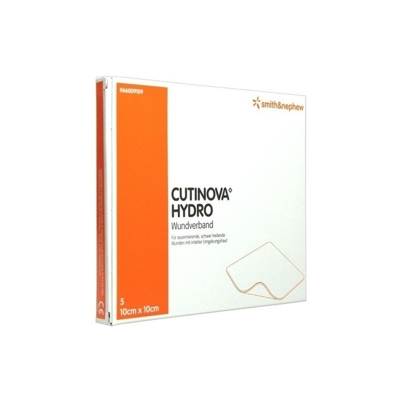 CUTINOVA HYDRO WUNDVERBAND 10x10cm, 5 ST – PZN 293516