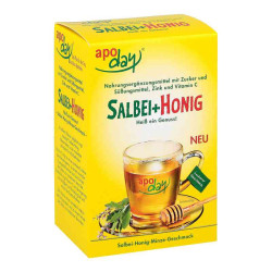 Apoday heisser Salbei+honig+vit.c+zink Pulver (10X10 g) – PZN 11694371