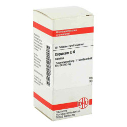 Capsicum D 6 Tabletten (80 stk) – PZN 2627565