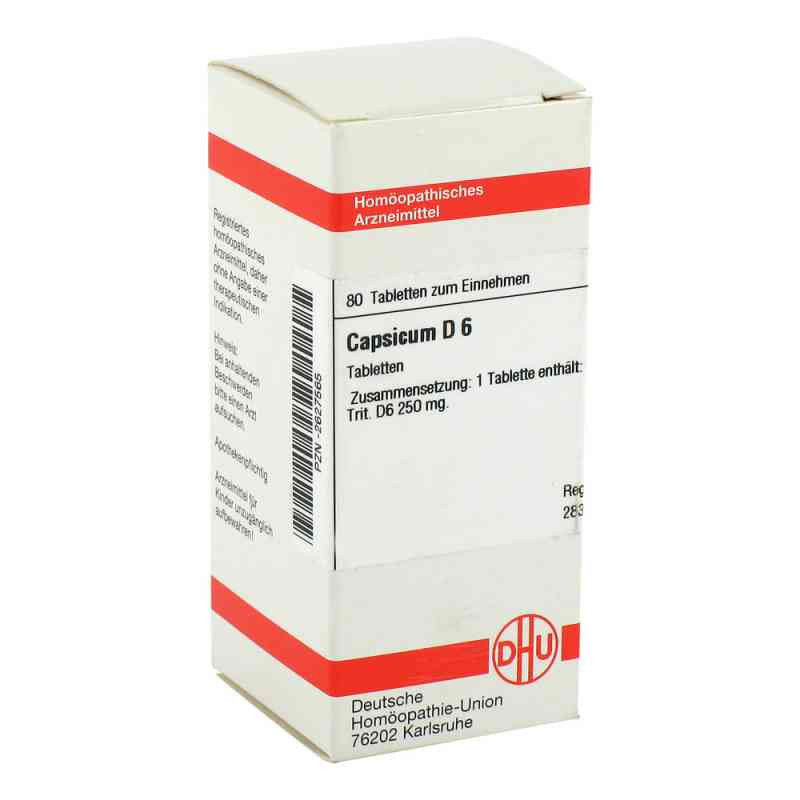Capsicum D 6 Tabletten (80 stk) – PZN 2627565