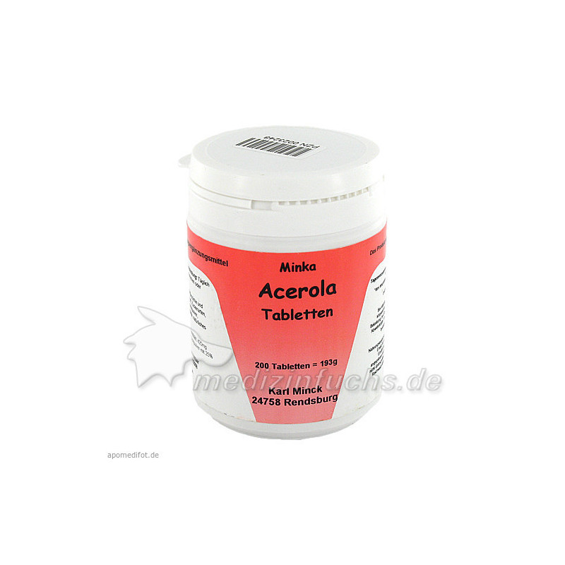 Acerola Vitamin-C Tabletten, 200 ST – PZN 23248