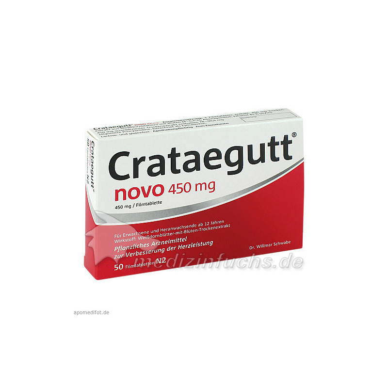 CRATAEGUTT NOVO 450mg, 50 ST – PZN 6894702
