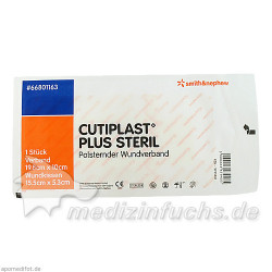 Cutiplast 10x19.8cm plus steril, 1 ST – PZN 9755651