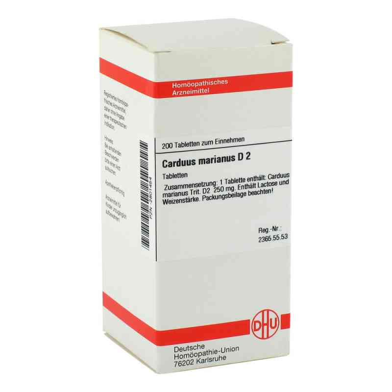 Carduus Marianus D 2 Tabletten (200 stk) – PZN 2801454