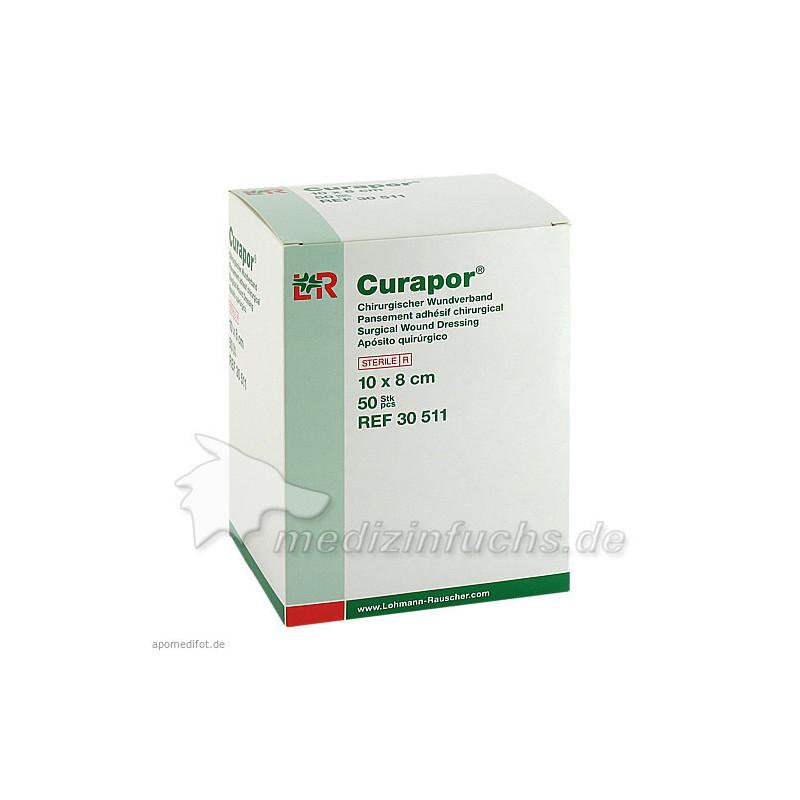 CURAPOR Wundverband steril chirurgisch 8x10 cm, 50 ST – PZN 7299597