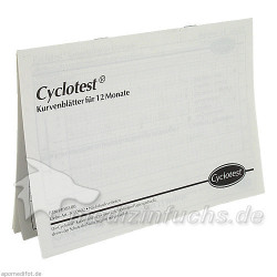 cyclotest Kurvenblätter für Fruchtbarkeitsprofil, 1 P – PZN 1498580