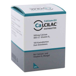 Calcilac 500mg/400 I.E. (100 stk) – PZN 9526637