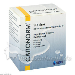 Cationorm SD sine, 30X0.4 ML – PZN 9617771