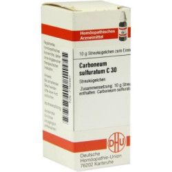Carboneum Sulfurat. C 30 Globuli (10 g) – PZN 7163461