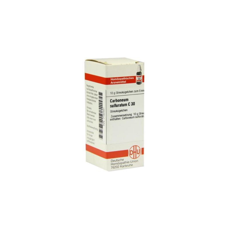 Carboneum Sulfurat. C 30 Globuli (10 g) – PZN 7163461