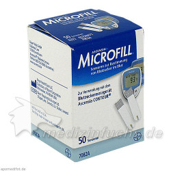 ASCENSIA Contour Microfill Sensoren Teststreifen, 50 ST – PZN 4175015