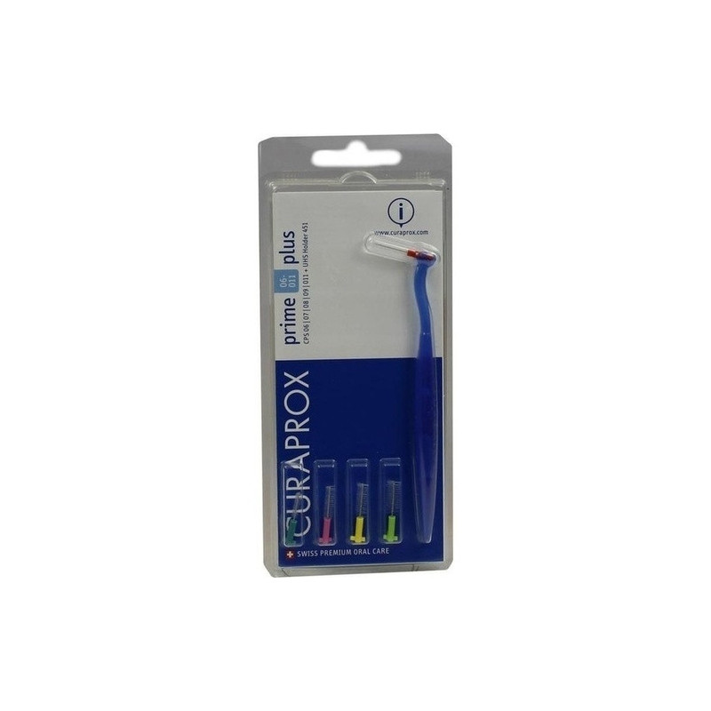 Curaprox prime plus 06-011 mixed Bürsten+1Halter, 1 P – PZN 9668165