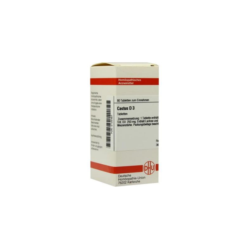 Cactus D 3 Tabletten (80 stk) – PZN 2125467