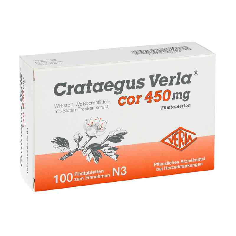 Crataegus Verla cor 450mg (100 stk) – PZN 1352451