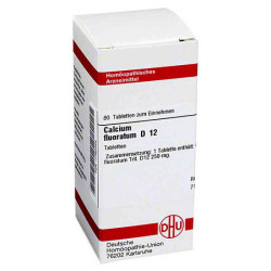 Calcium Fluoratum D 12 Tabletten (80 stk) – PZN 1762344