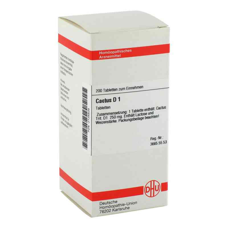 Cactus D 1 Tabletten (200 stk) – PZN 2125504