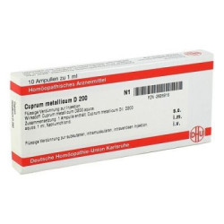 Cuprum Metallicum D 200 Ampullen (10X1 ml) – PZN 2826916